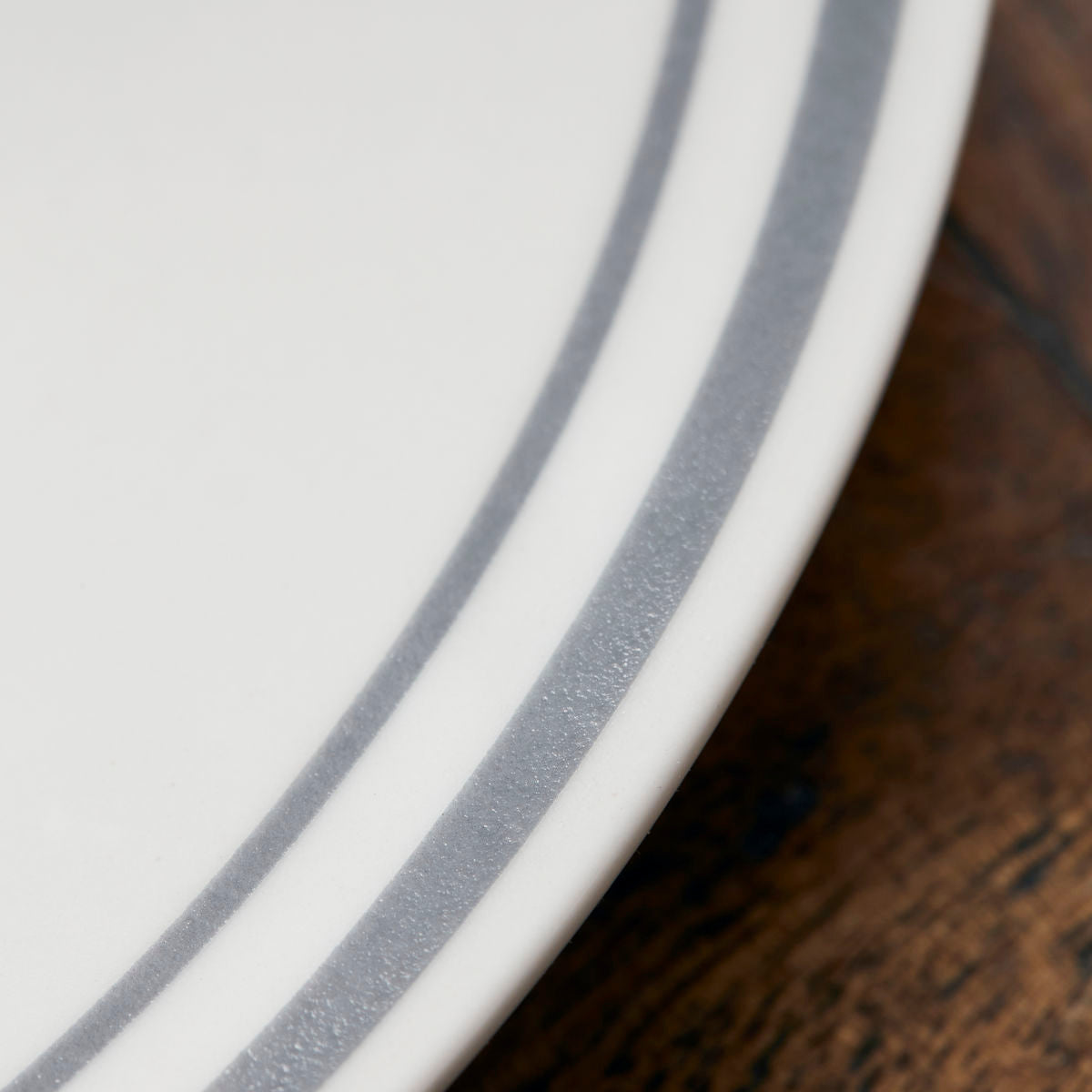 Teller Bistro - grau 4er Set ⌀ 27 cm Dinner Plate