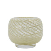 Vase / Kerzenhalter Leero - gelb