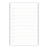 Notizblock Everyday List - kornblumenblau