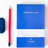 Notizblock Everyday List - kornblumenblau