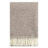 Wolldecke Arvo - white-nature's beige