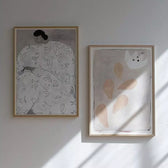 Druck White Flower - 50 x 70 cm