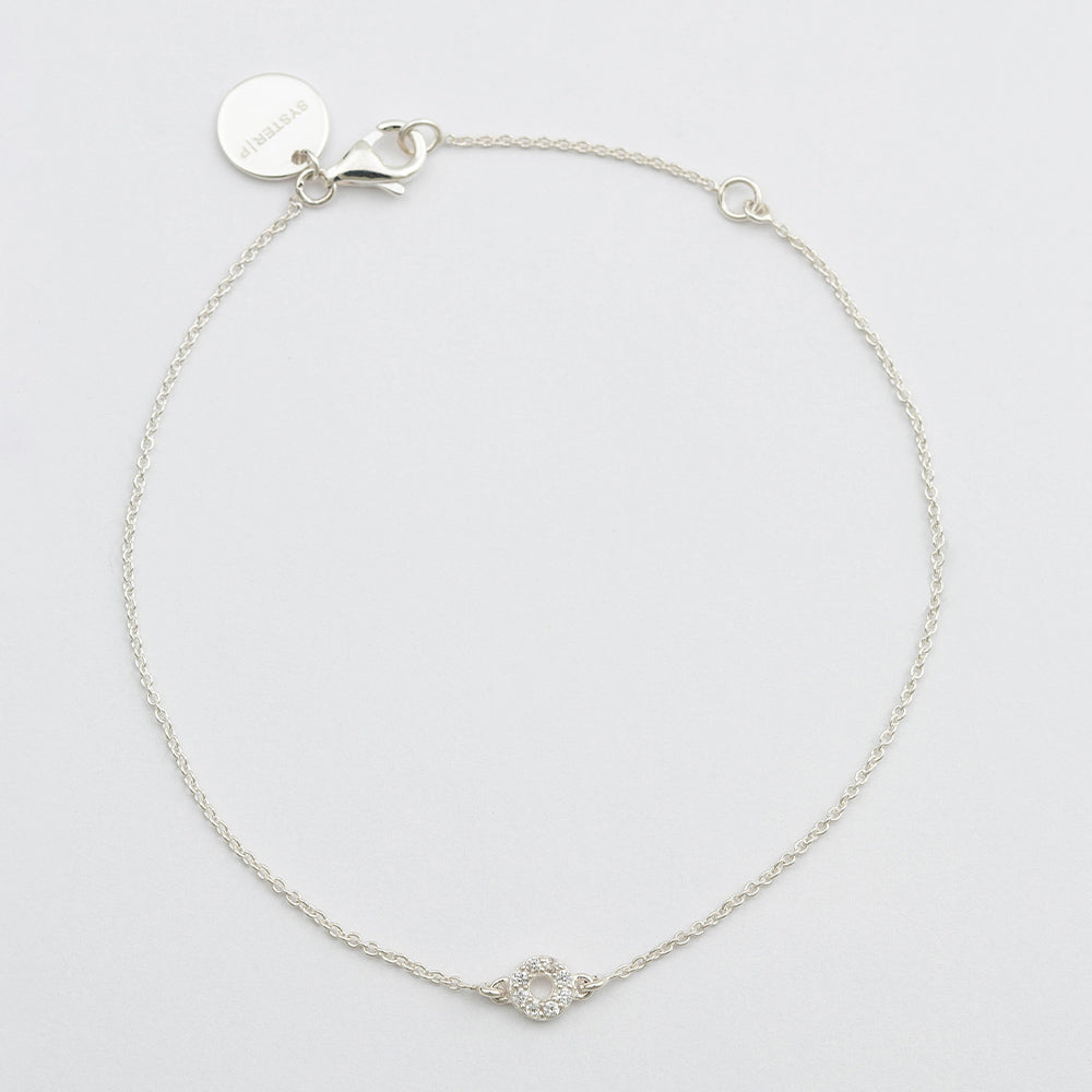 Armband Mini O - silber