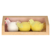 Osterdekoration Hen & Chicks - 3 Stk.