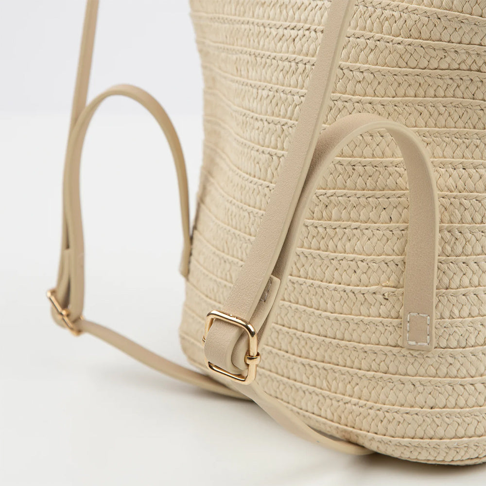 Rucksack Raffia Bunny