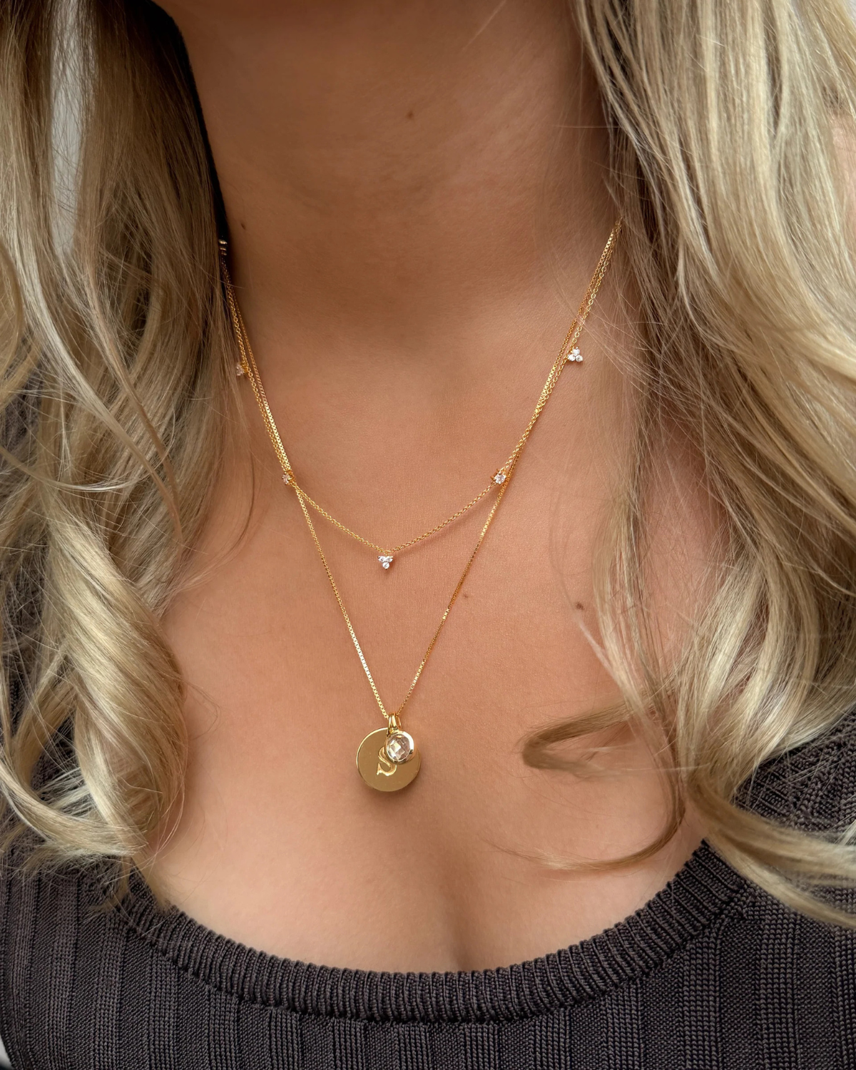 Anhänger Beloved Birthstone - gold