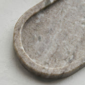 Tablett Marble - beige Ø 12,5 cm