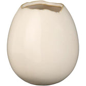 Minivase eiförmig groß - creme