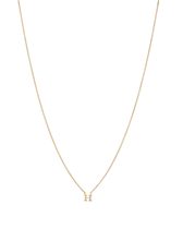 Halskette Note - gold versch. Buchstaben
