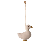 Stoffornament Ente - sand