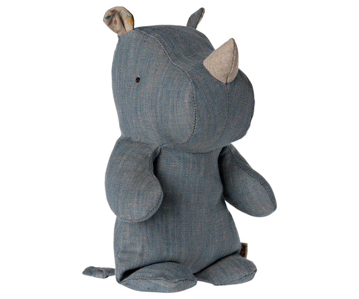 Nashorn von Safari-Freunde - blau/sand 23 cm