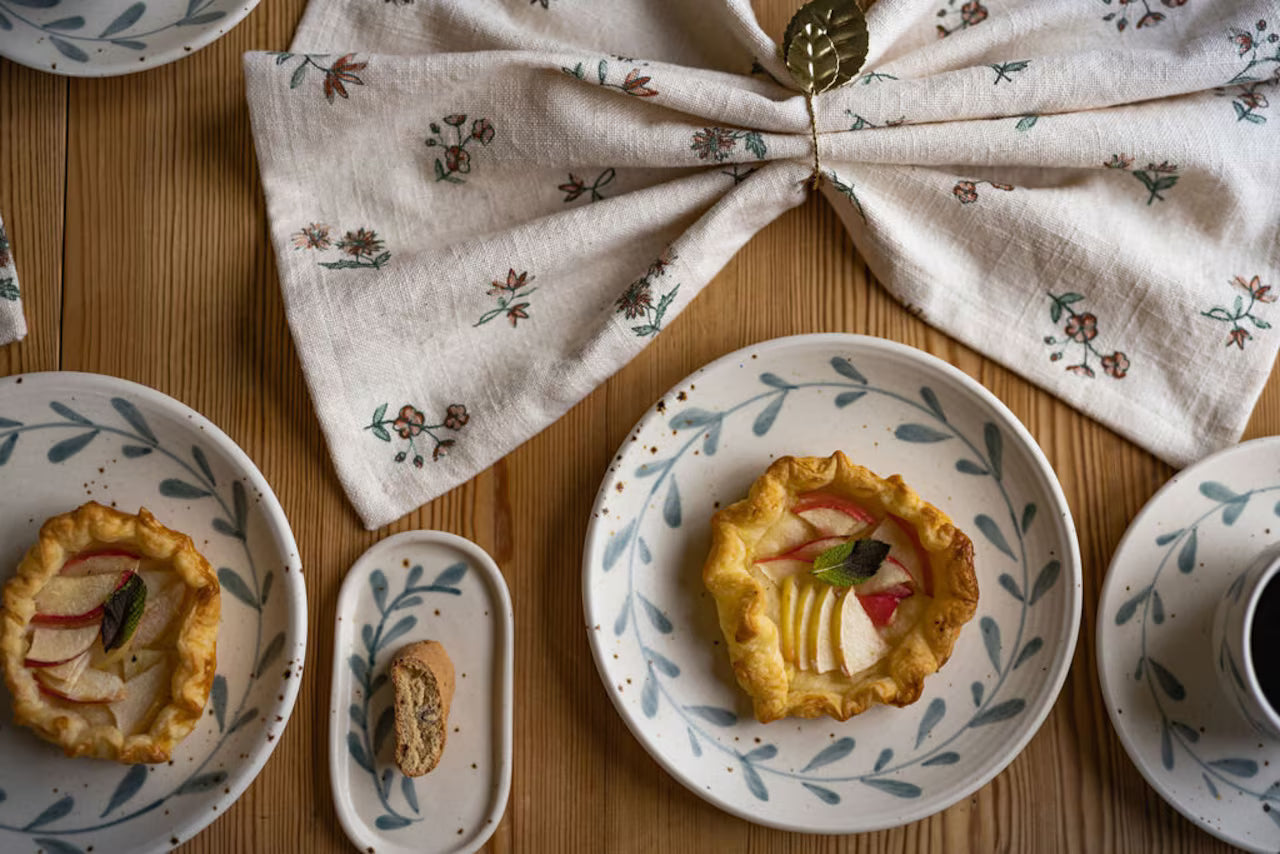 Kleiner Teller Viola - Leaf