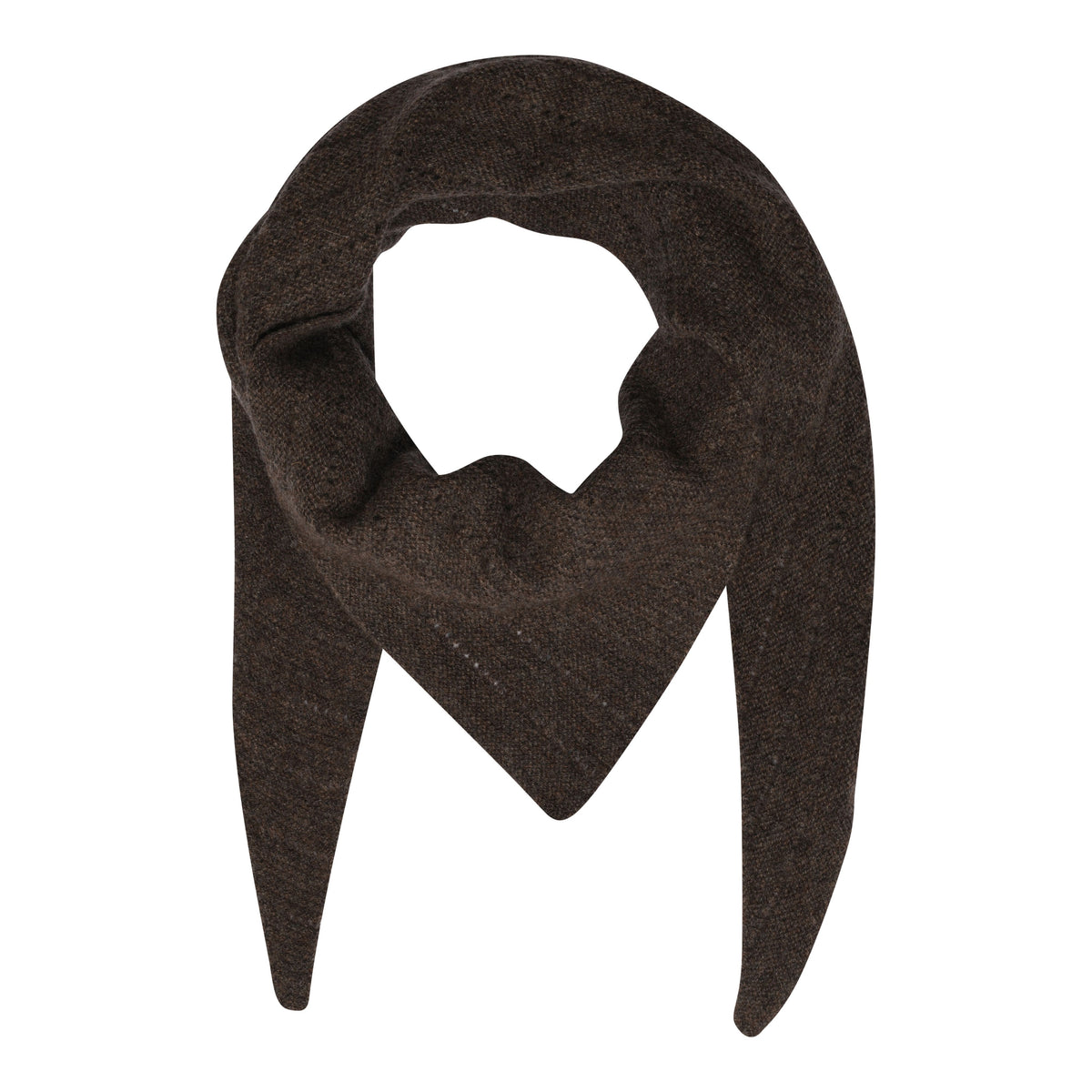Cashmere Schal Doha - Acorn / Dunkelbraun (Large)