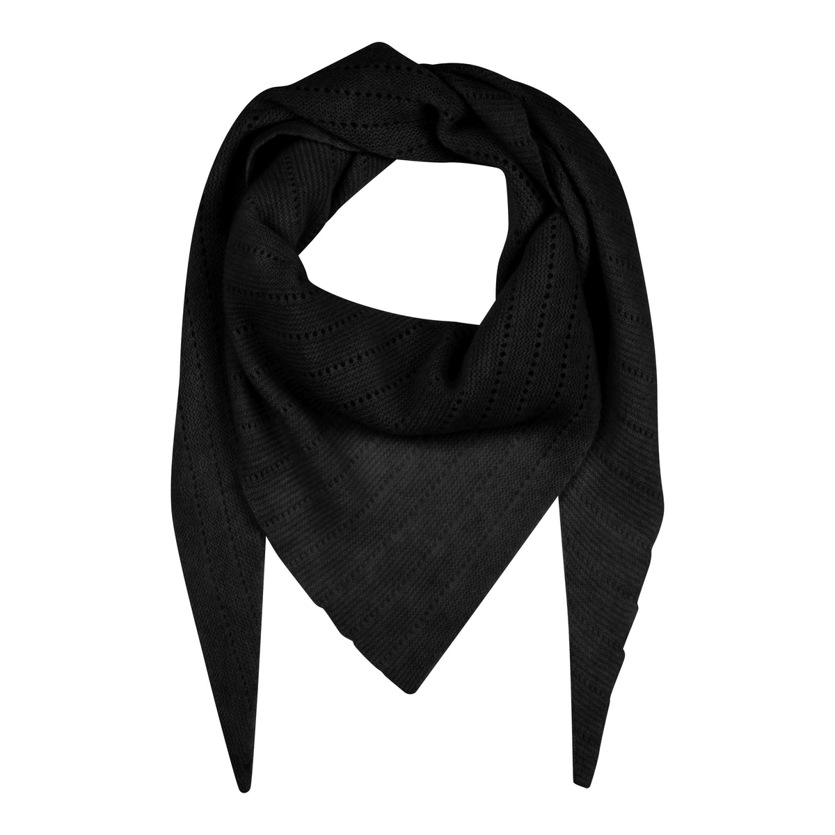 Cashmere Schal Doha - Black / Schwarz (Large)