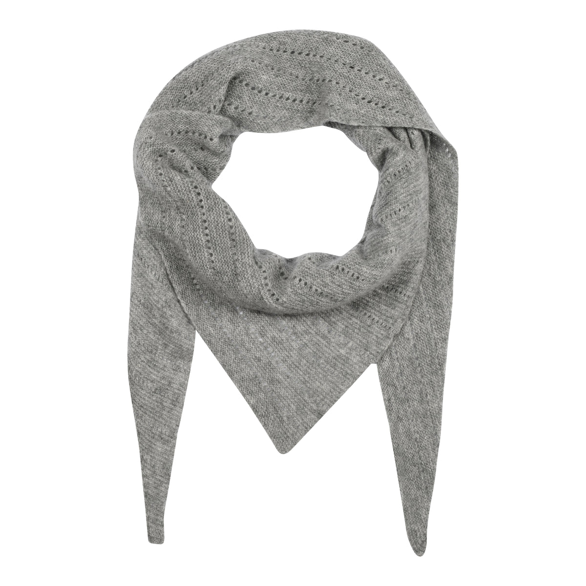 Cashmere Schal Doha - Elephant / Hellgrau (Large)
