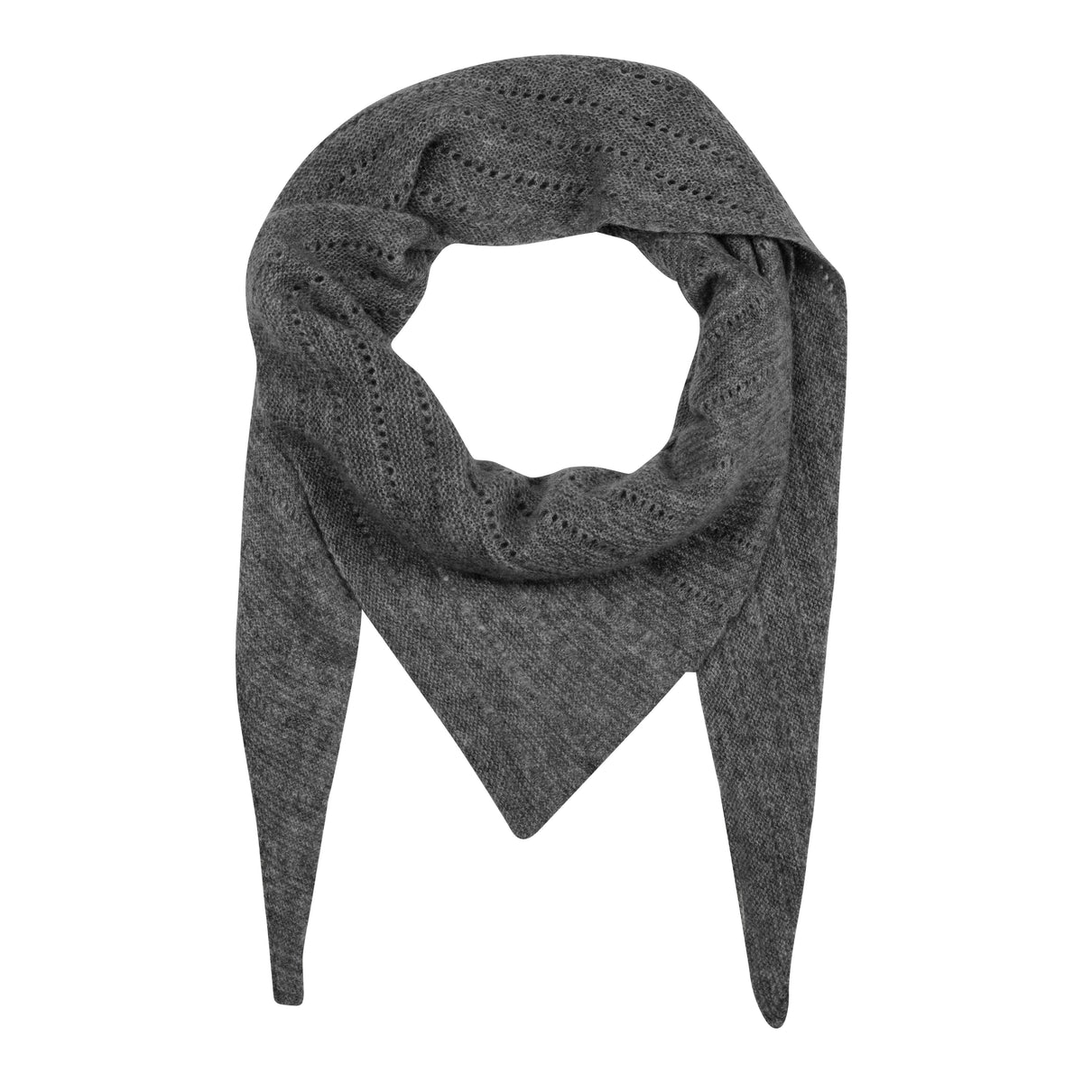 Cashmere Schal Doha -Night Mist / Dunkelgrau (Large)