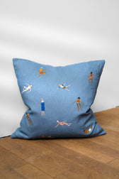 Kissenbezug Schwimmer - Blau