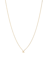 Halskette Note - gold versch. Buchstaben