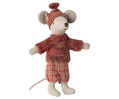 Wintermaus mit Skiset, Große Schwester - rose