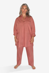 Langbluse Lyon - Ash Rose / Rosenholz