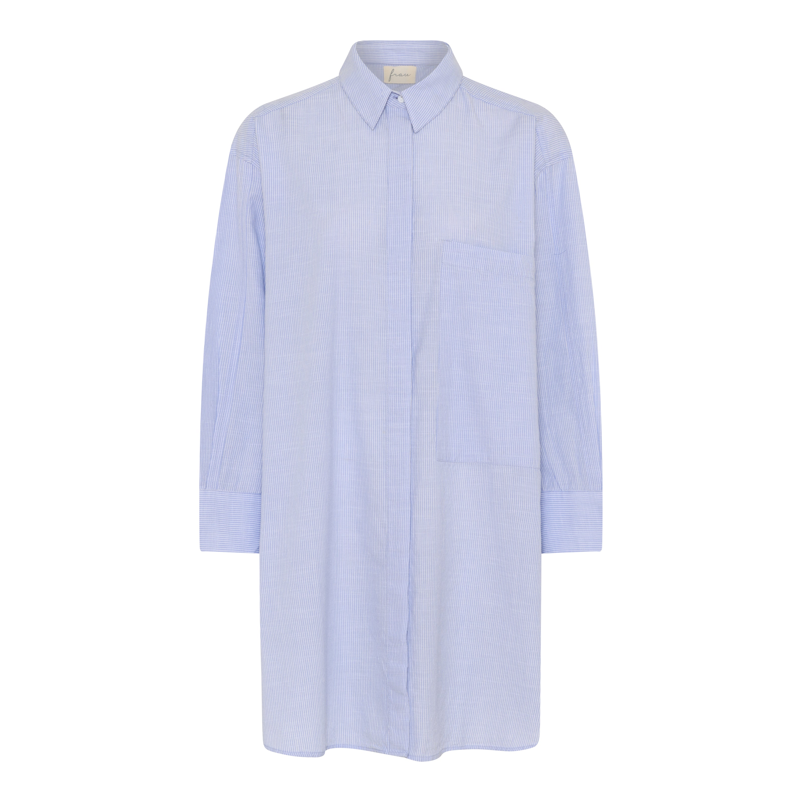 Lange Bluse Lyon - Baby Lavender Stripe / Lavendel Gestreift