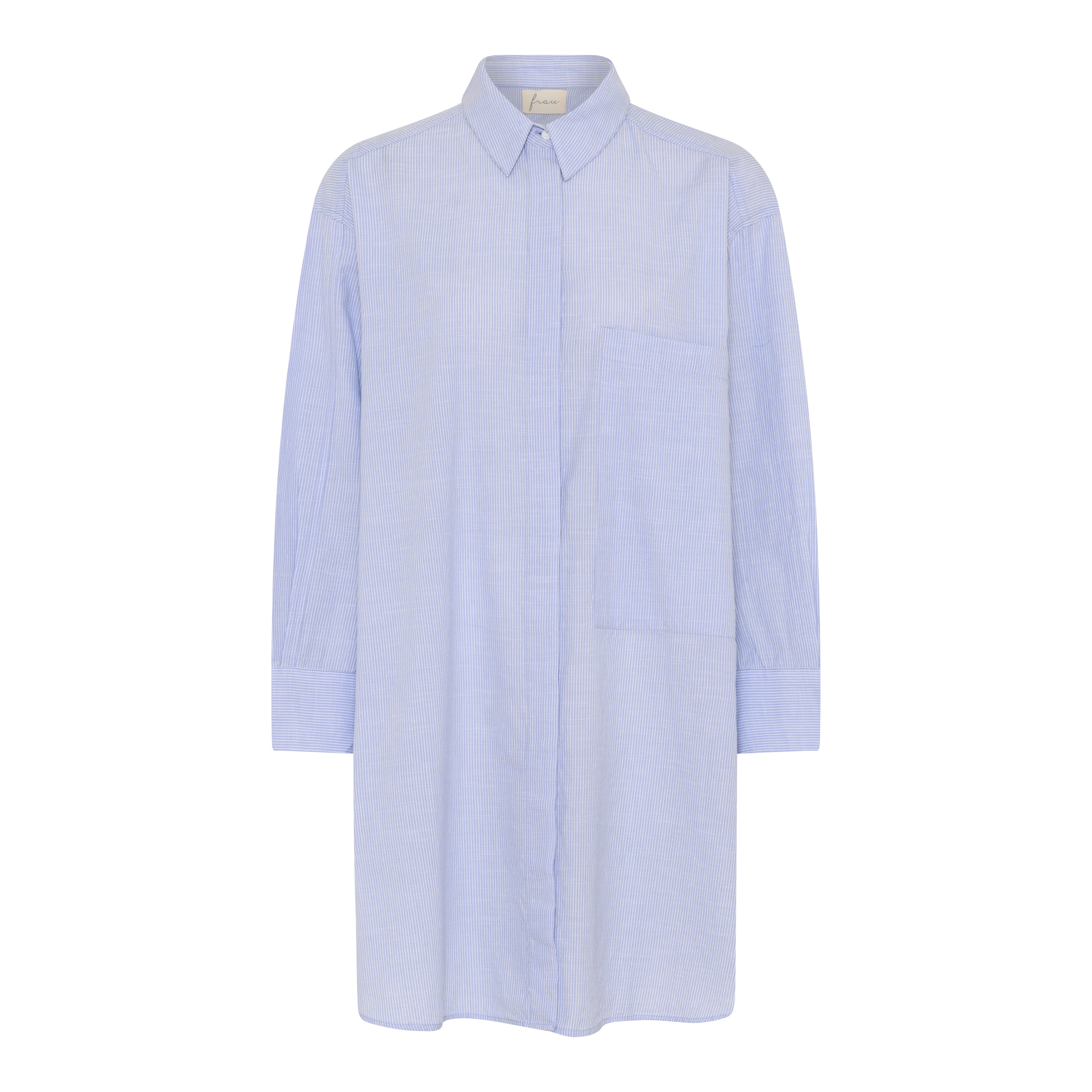 Lange Bluse Lyon - Baby Lavender Stripe / Lavendel Gestreift