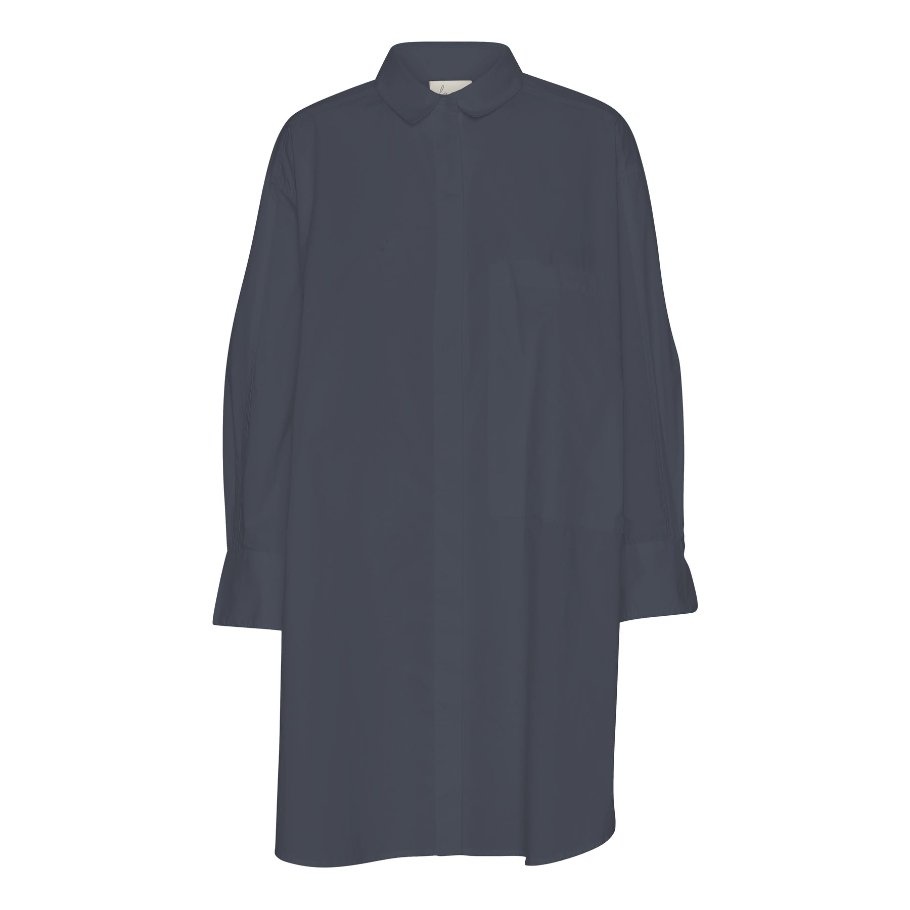 Lange Bluse Lyon - India Ink / Dunkles Blaugrau