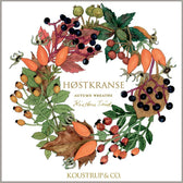 Kartenordner Herbstkränze - Grußkarten mit Umschlägen (8 Stk.)