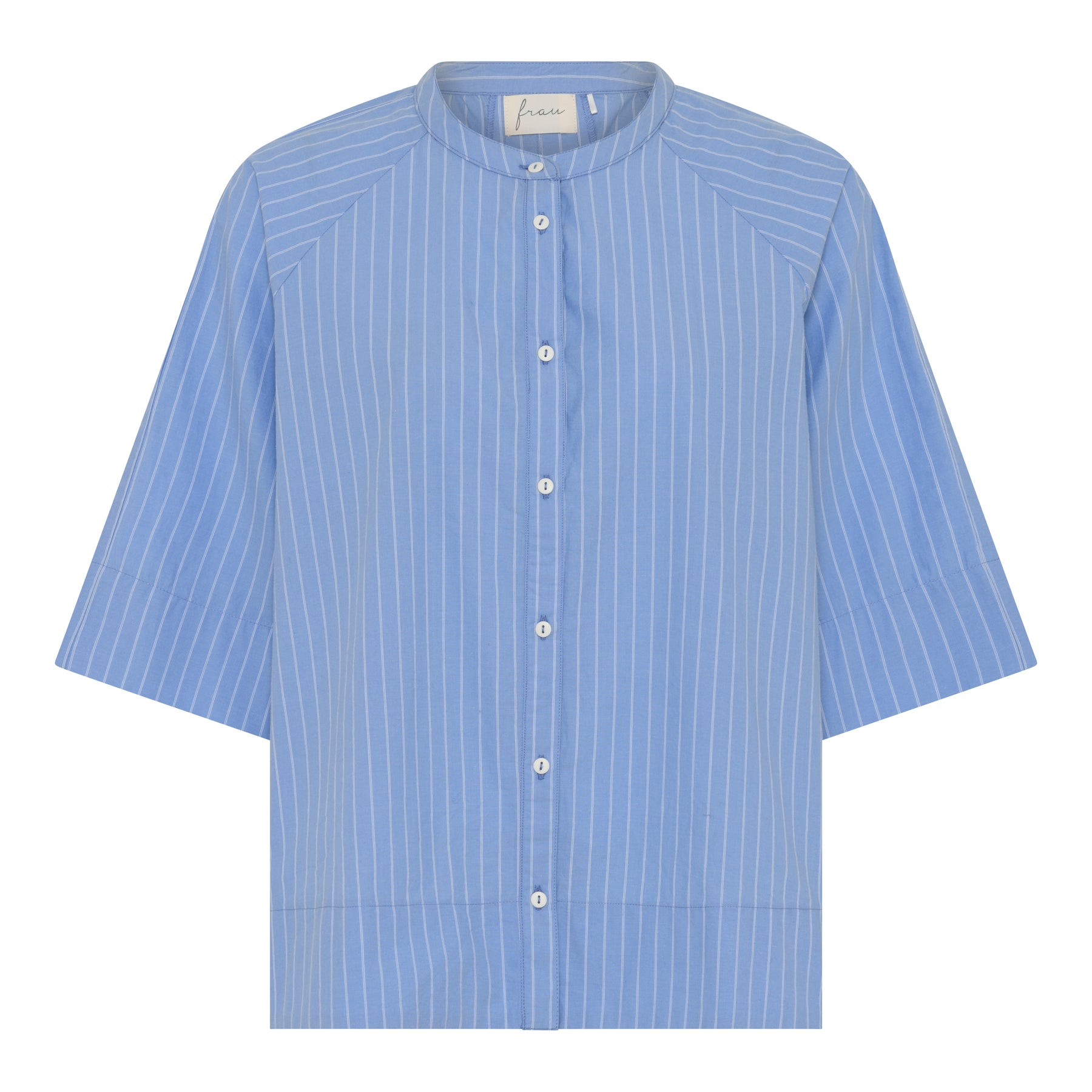 Bluse Abu Dhabi - Hydrangea Stripe / Blau Gestreift