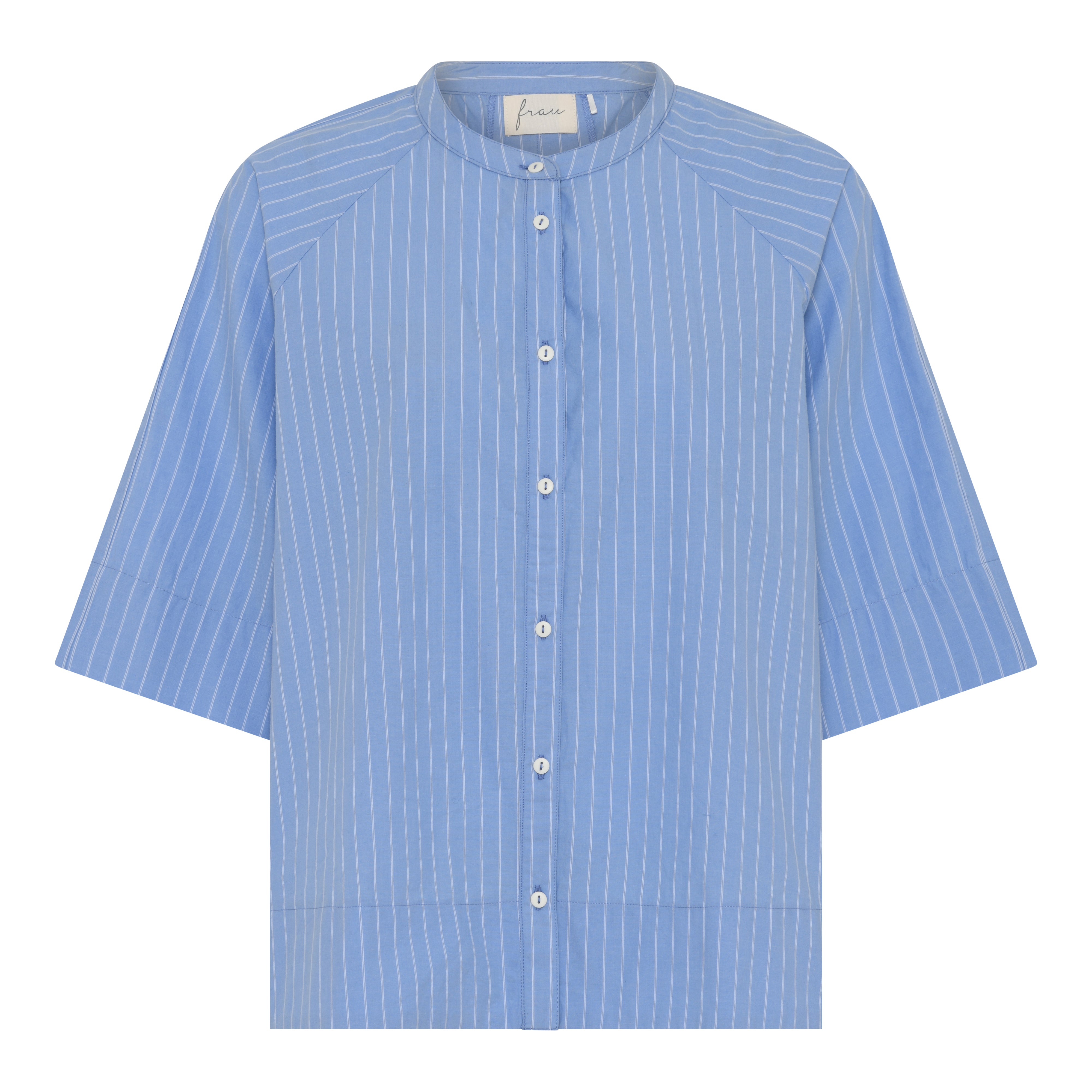 Bluse Abu Dhabi - Hydrangea Stripe / Blau Gestreift