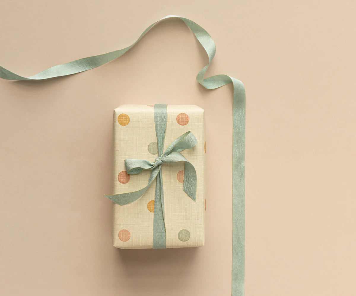 Geschenkband Ribbon, 13 mm x 10 m - Dusty mint