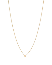 Halskette Note - gold versch. Buchstaben