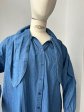 Jeanskleid zum Knoten