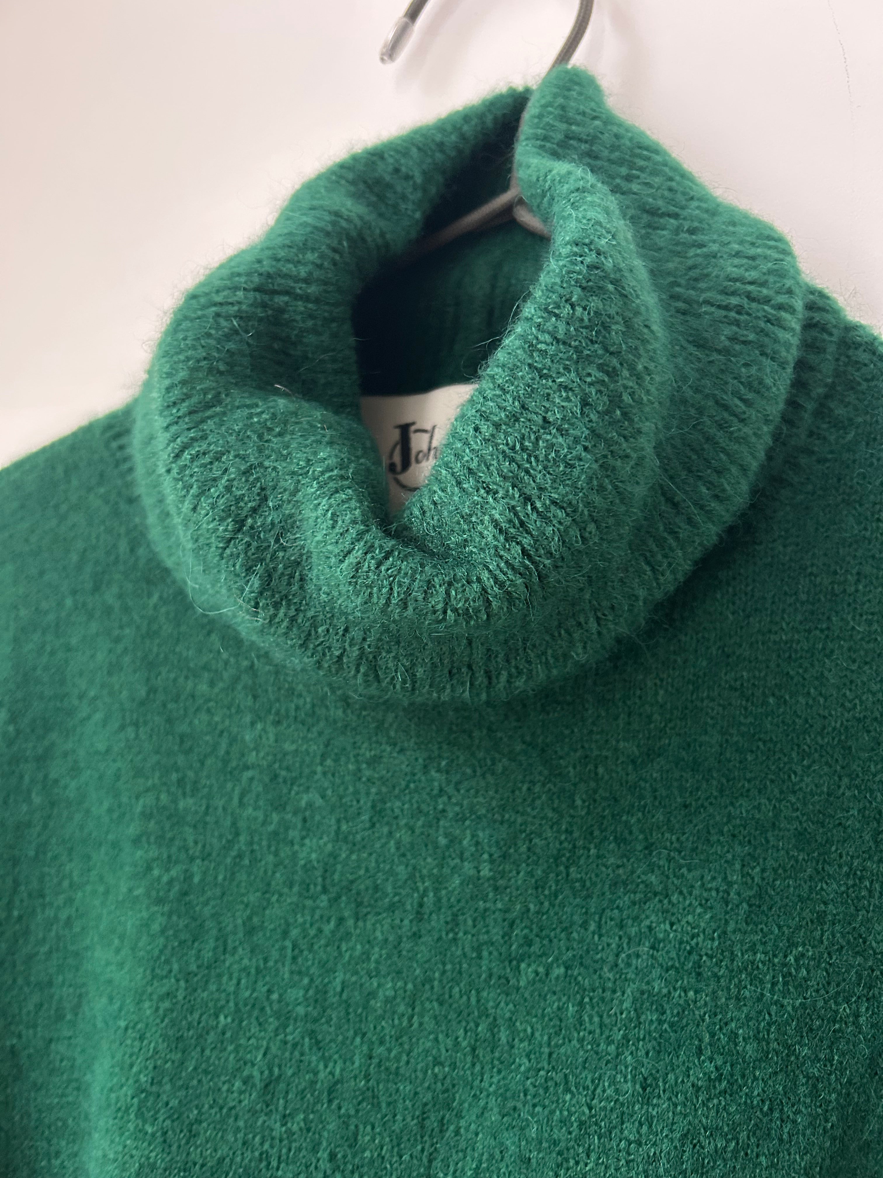 Rollkragen Pullover tannengrün