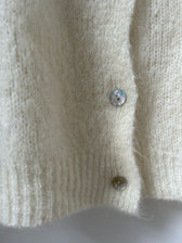 Strickjacke Cardigan - Creme