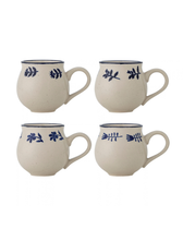 Tasse Eimy – Blau (4er Set)