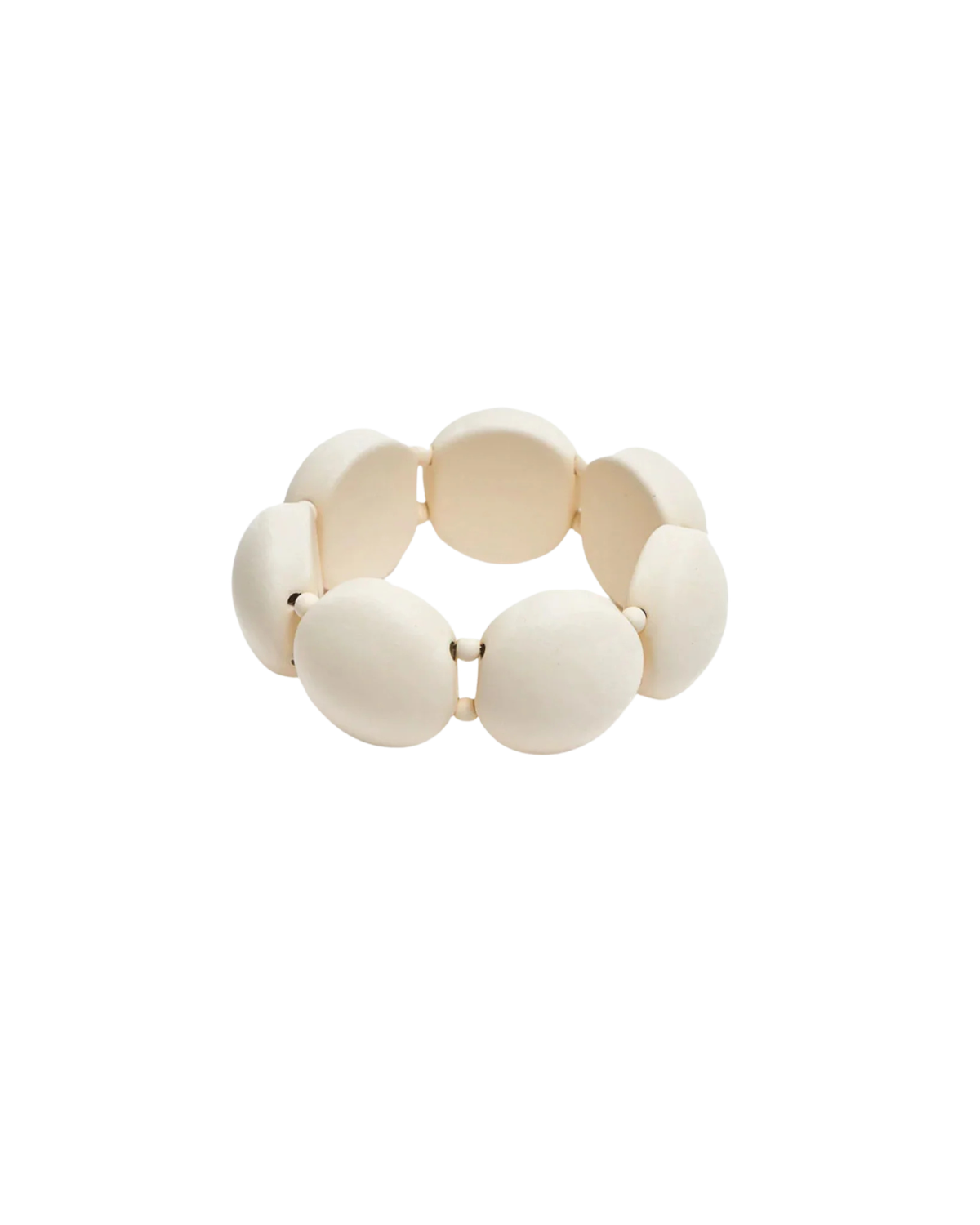 Statement Armband Big Elastic - Off-White