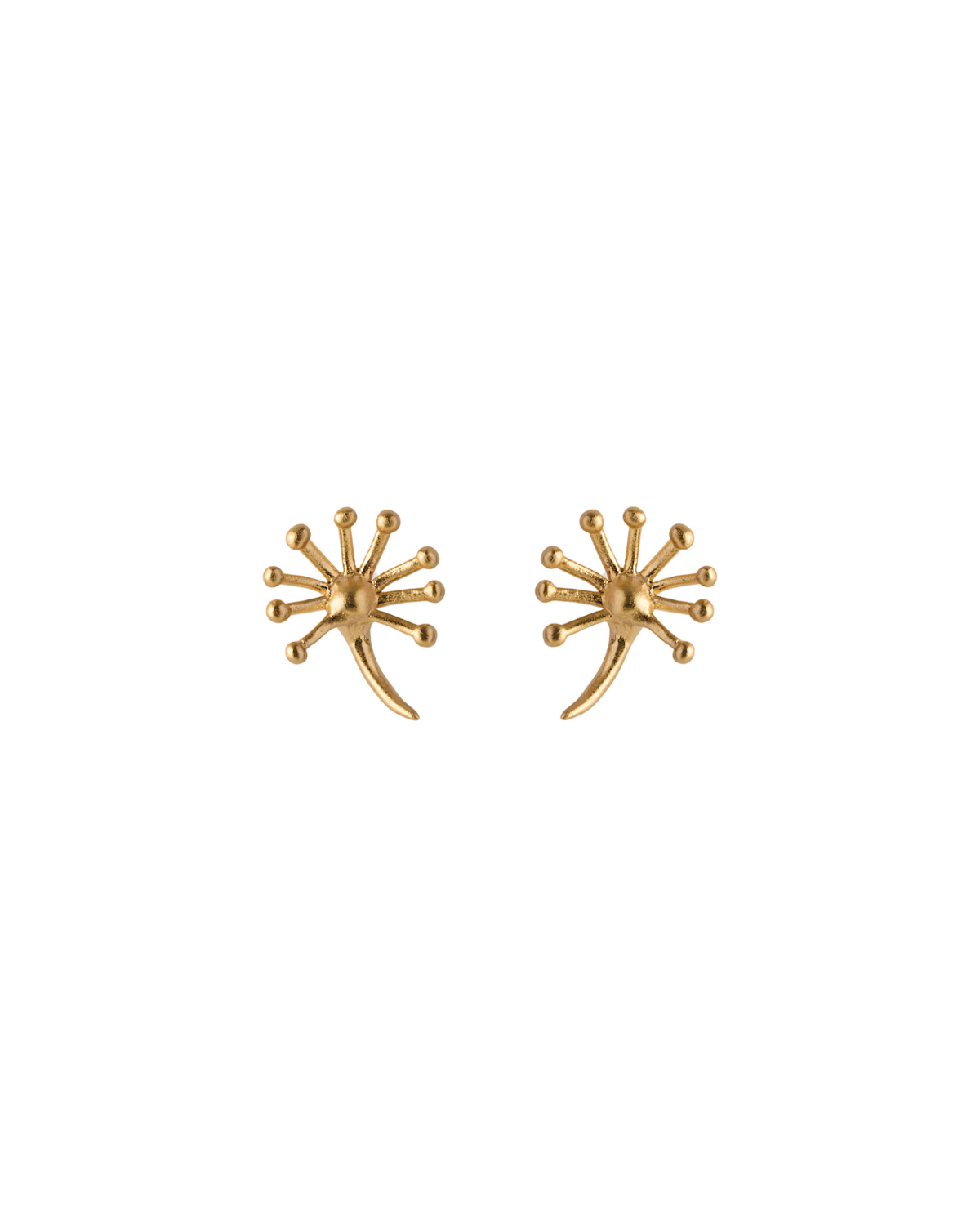 Ohrstecker Dandelion - gold 11 mm
