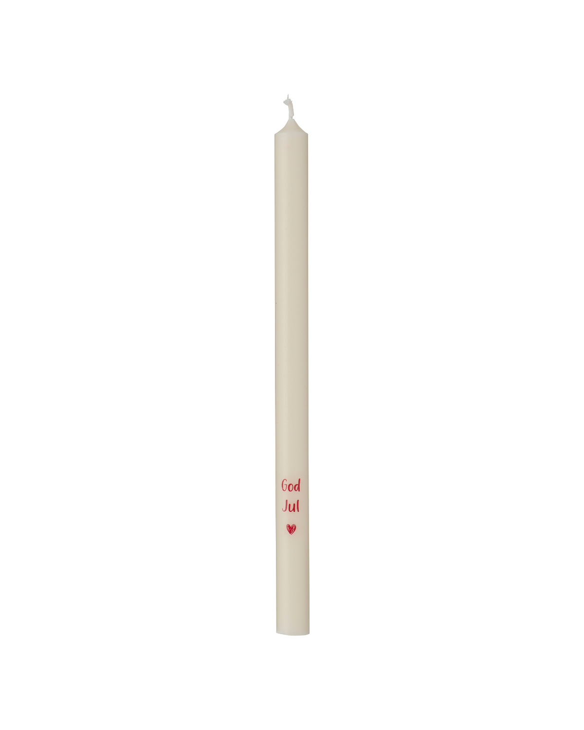 Dünne hohe Kerze God Jul (20 cm)