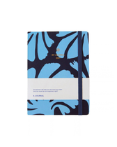 My Journal 2027 – Blumenmuster Dunkelblau/Hellblau