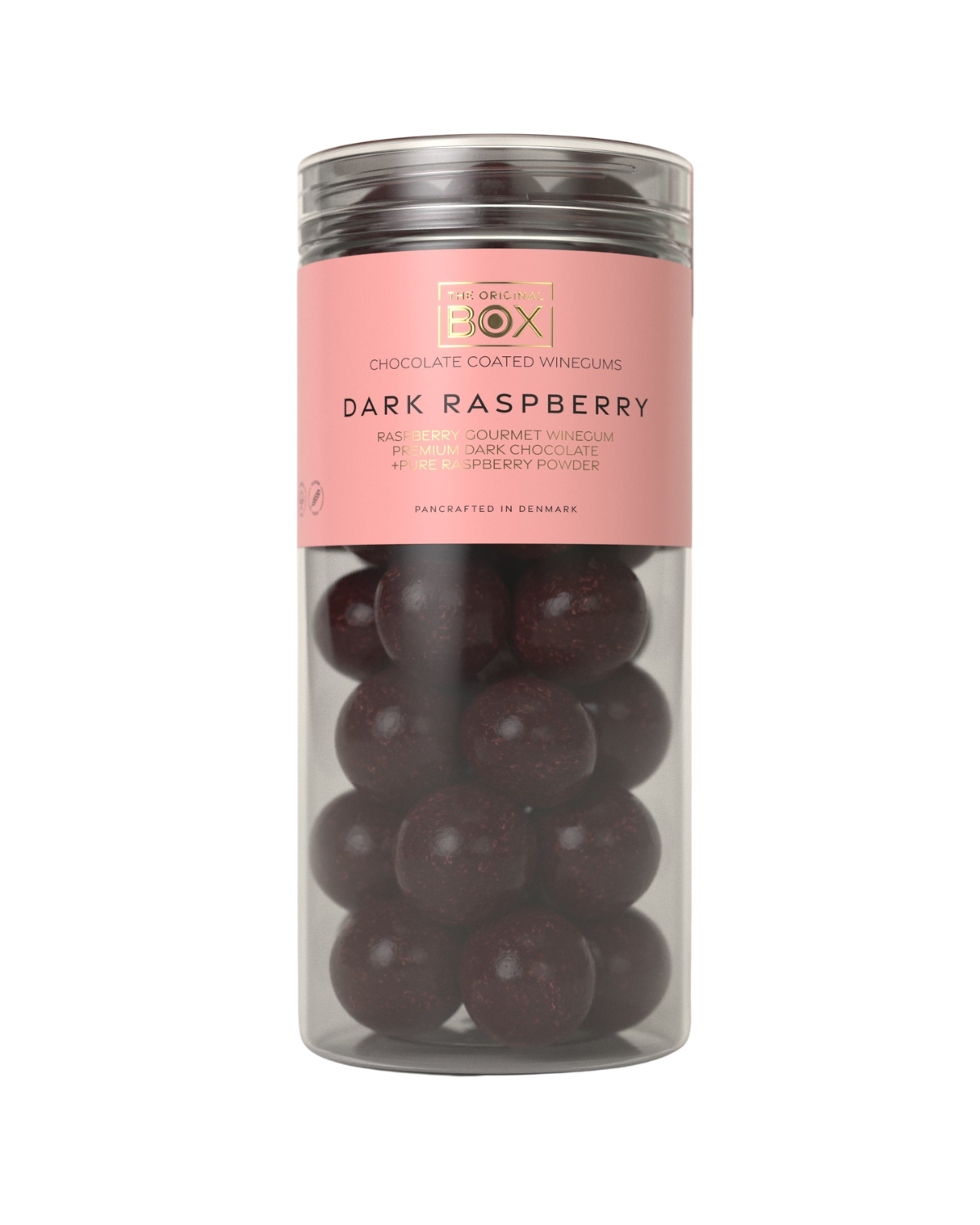 Fruchtgummi mit Schokolade – Dark Raspberry / Himbeere & Dunkle Schokolade 250 g