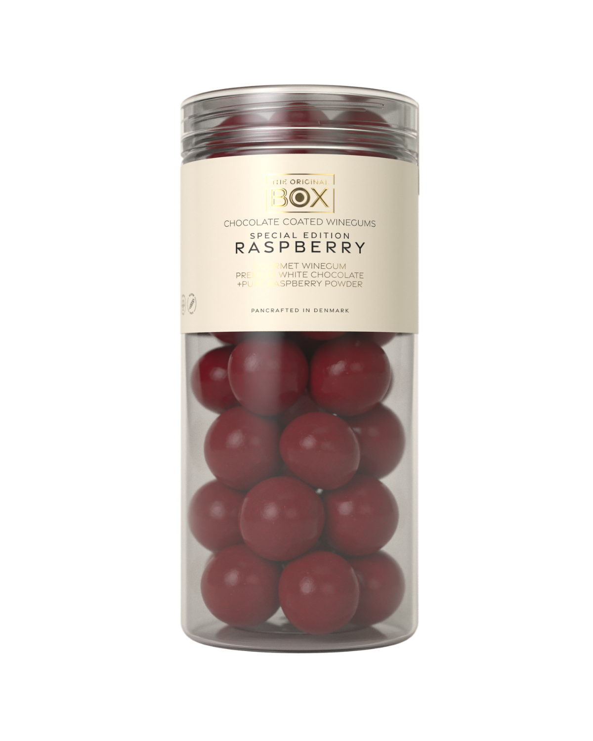Fruchtgummi mit Schokolade - Raspberry / Himbeere 250 g