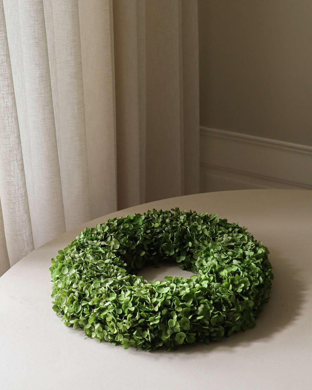 Kranz Hortensien - Green Hydrangea Wreath (Ø 40 cm)