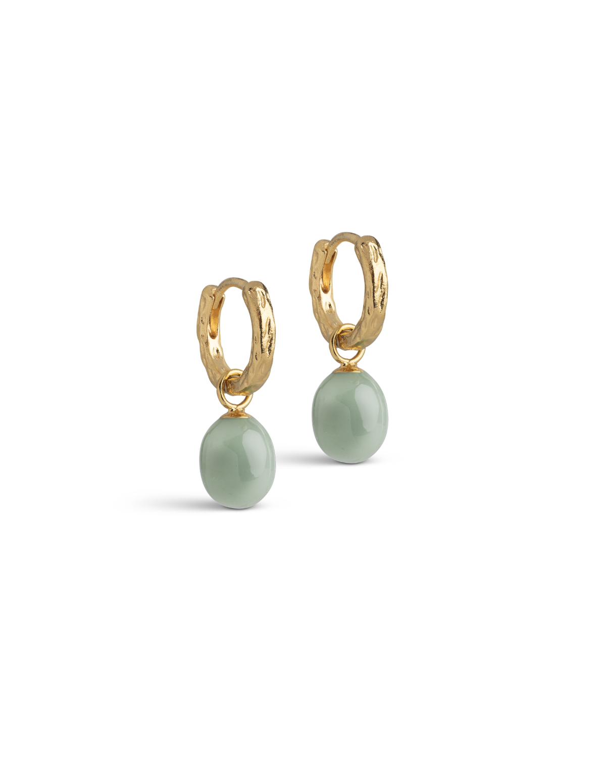 Hoops Significant Enamel - Gold/Sage