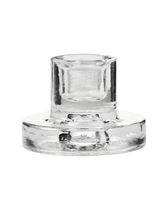 Mini-Kerzenhalter aus klarem Glas - Ø 5 cm