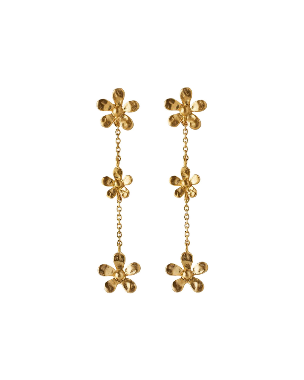 Ohrringe Wild Poppy - gold