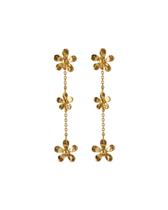 Ohrringe Wild Poppy - gold
