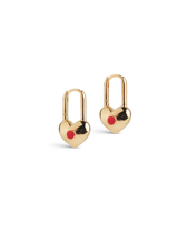 Hoops Heart Keeper - Gold/Red