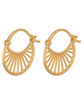 Ohrringe Small Daylight - gold 16 mm