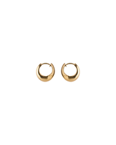 Ohrringe Mini Globe Huggies - gold